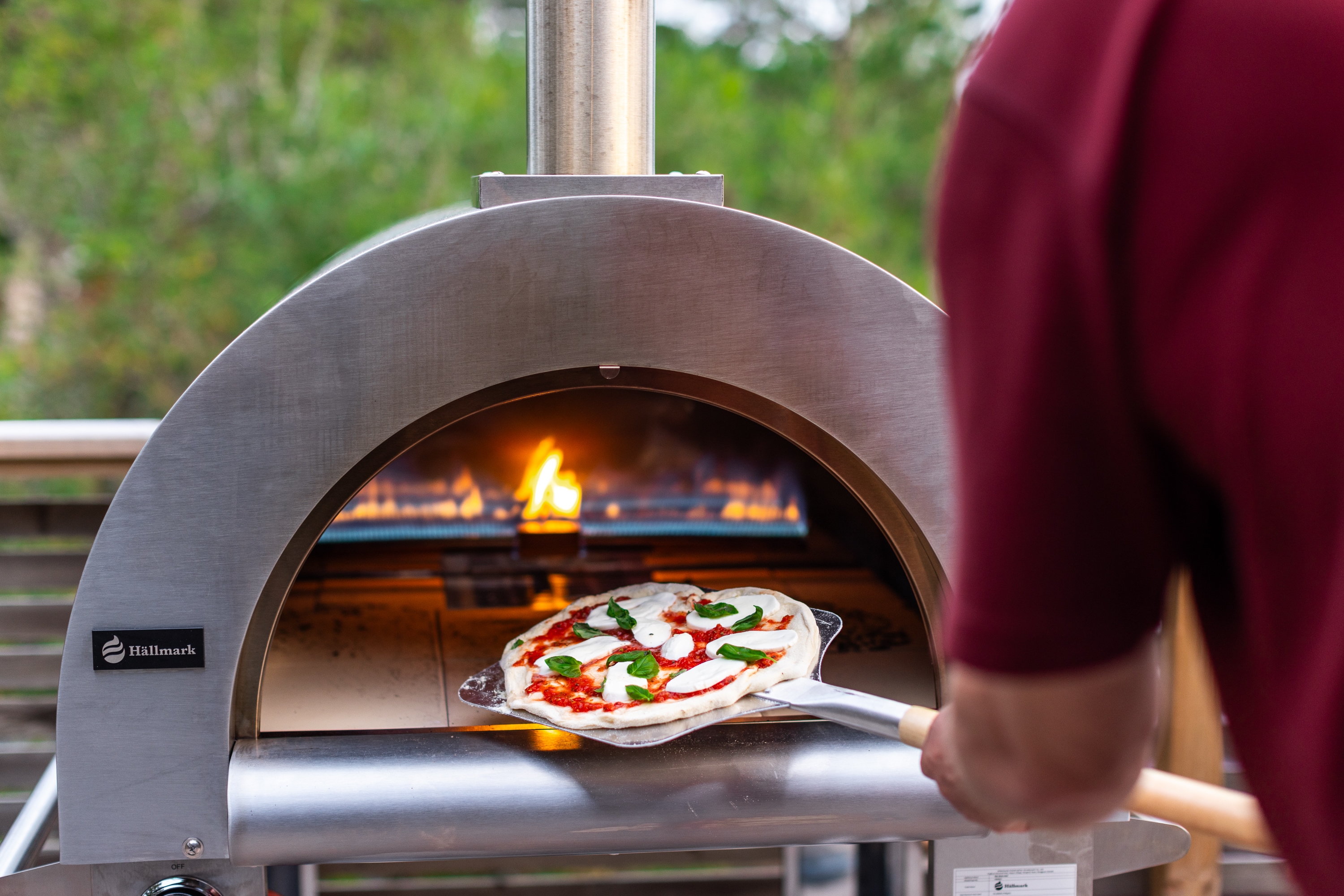 Gasol och vedeldad pizzaugn